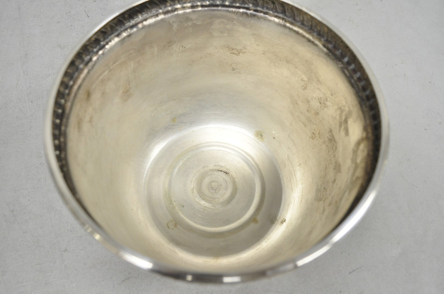 Poole English Regency Silver Plated Lion Head Champagne Chiller Ice Bucket