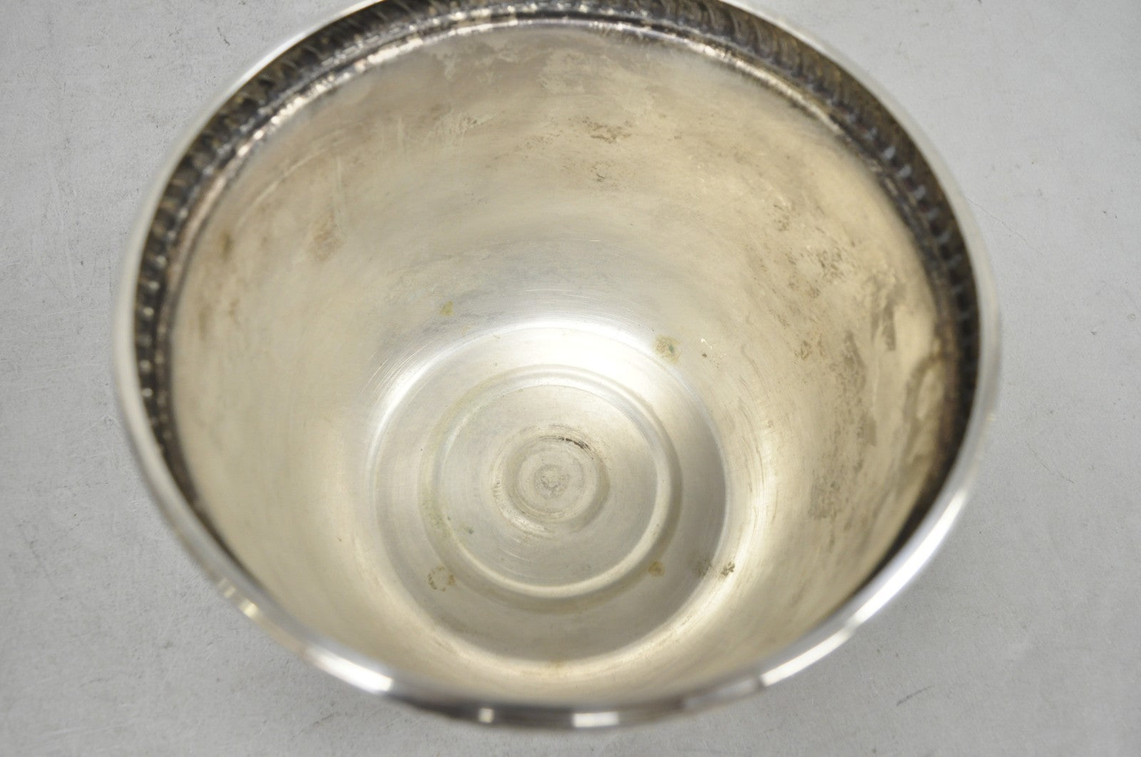 Poole English Regency Silver Plated Lion Head Champagne Chiller Ice Bucket