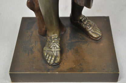 Antique 19th C. Ferdinand Barbedienne Bronze Diana Gabies Statue Sculpture