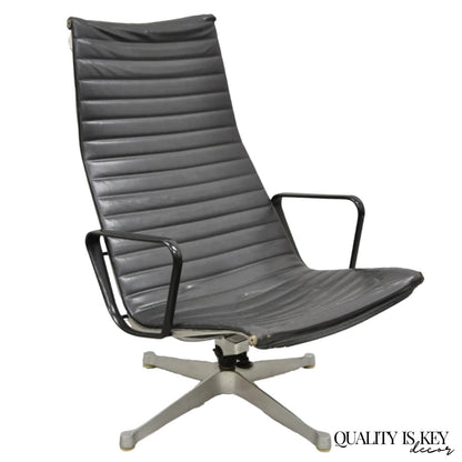 Vintage Herman Miller Charles and Ray Eames Design Swivel Aluminum Group Chair