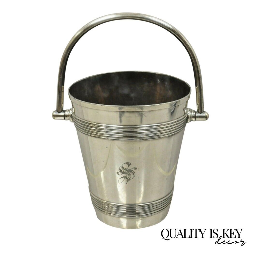 International Wilcox S.P. Co English Regency Champagne Ice Bucket 800 Silver