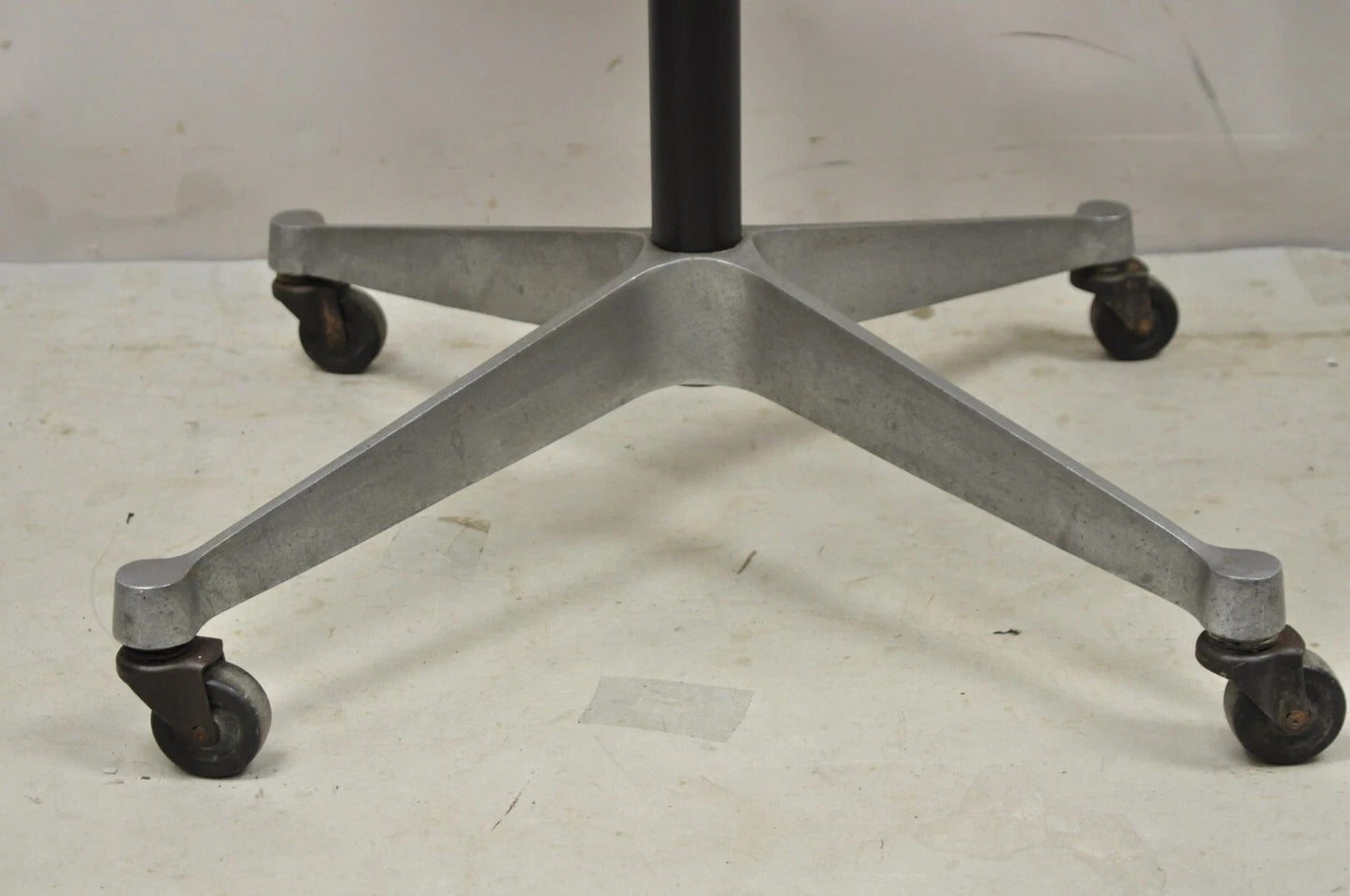 Vintage Herman Miller Eames Mid Century Modern Rolling Contract Base Side Table