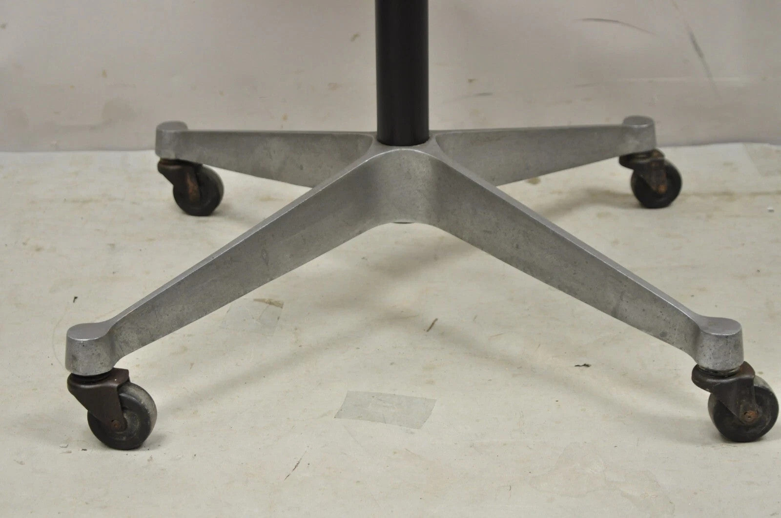 Vintage Herman Miller Eames Mid Century Modern Rolling Contract Base Side Table