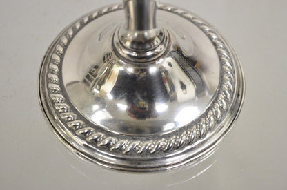 International Sterling Silver 925 Weighted Footed Compote Candy Dish Pair