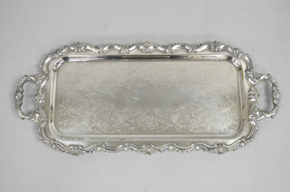 Bristol Silverplate by Poole 132 Silver Plated Narrow Serving Platter Dish Tray