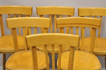 Vintage Baumann 83 Parisian Bistro Bentwood Dining Chairs - Set of 6