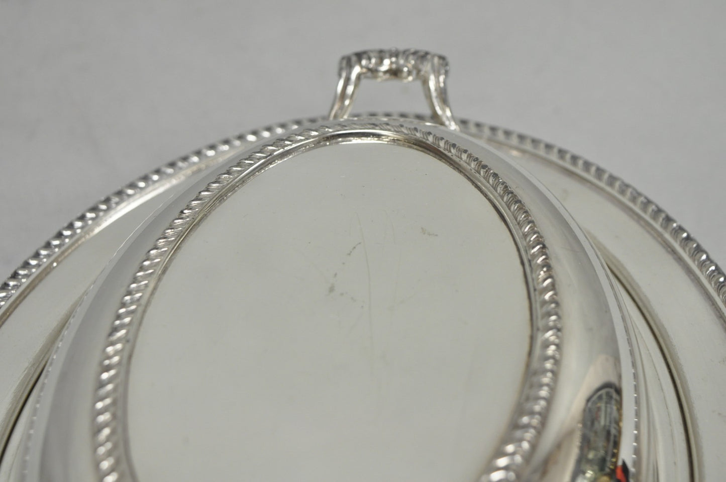 Vintage Modern Silver Mfg Co Silver Plated Twin Handle Vegetable Serving Dish