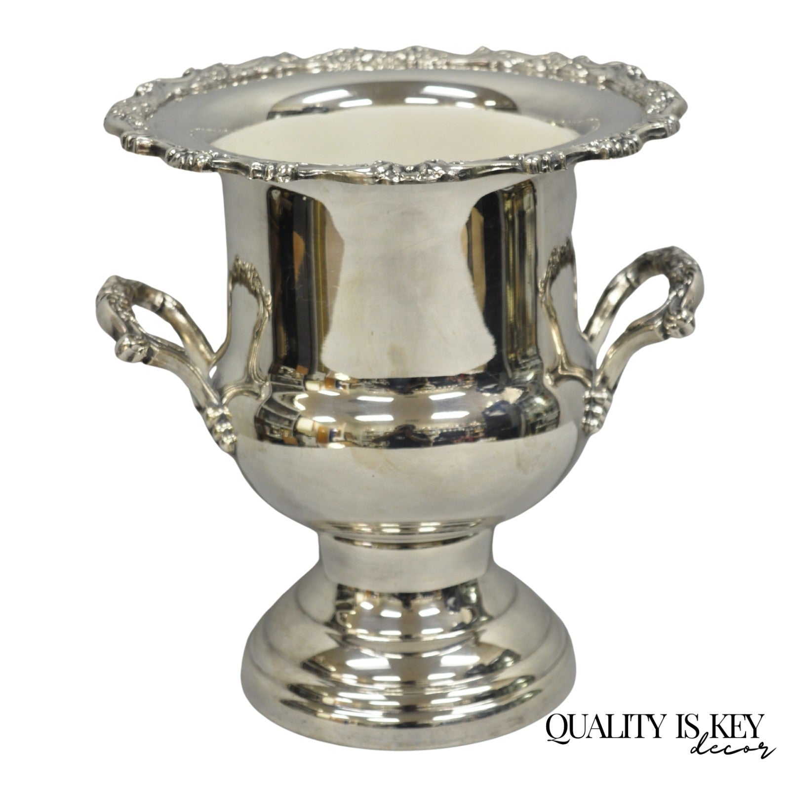 Vintage Oneida Silver Plated Trophy Cup Urn Champagne Wine Chiller Ice Bucket