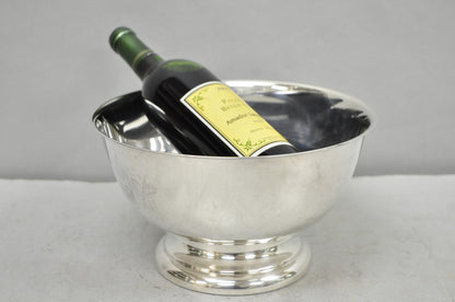 Vintage WMA Rogers Silver Plated Modern Small Ice Bucket Champagne Chiller