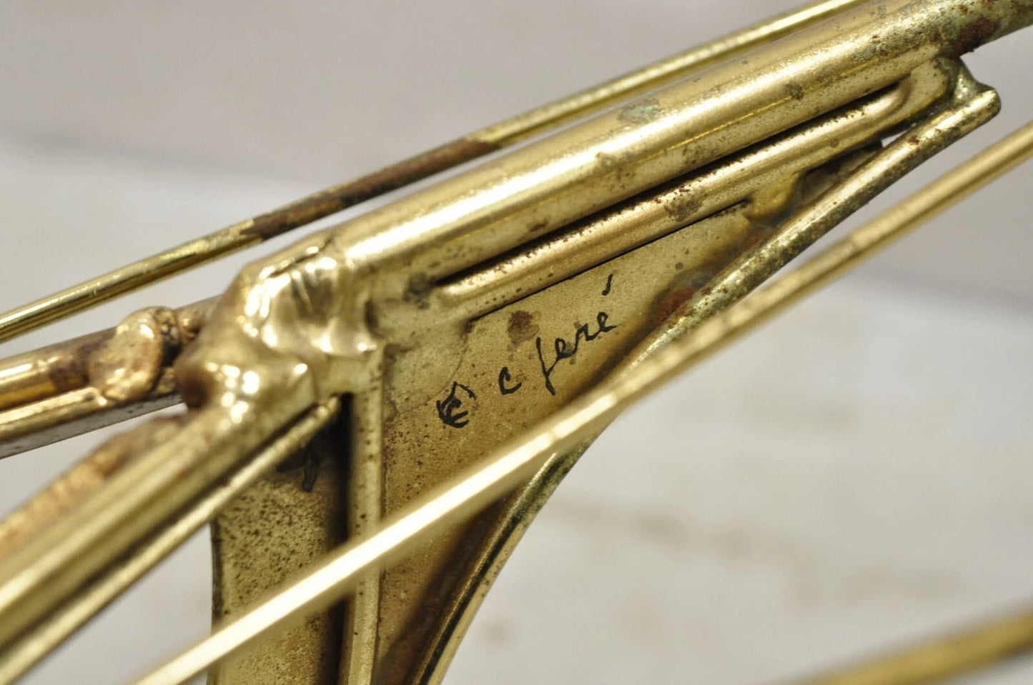 Curtis Jere Mid Century Modern Clipper Ship Large Metal 3D Sailboat Sculpture