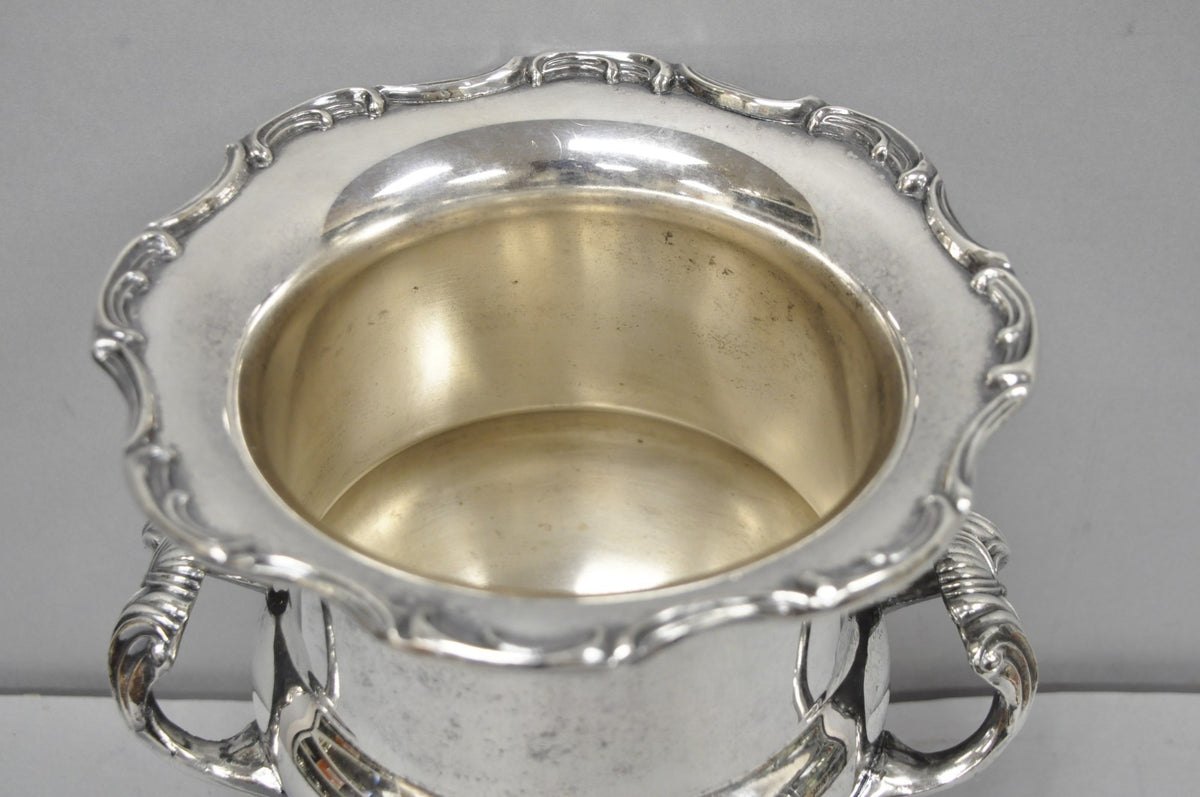 Vintage Victorian Silver Plated Trophy Cup Urn Champagne Chiller Bar Ice Bucket