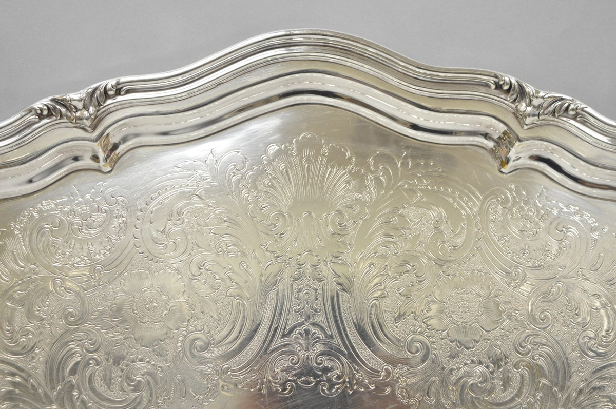 Vintage Reed & Barton Winthrop Shield 1795 E Silver Plated Tea Set - 6 Pc Set