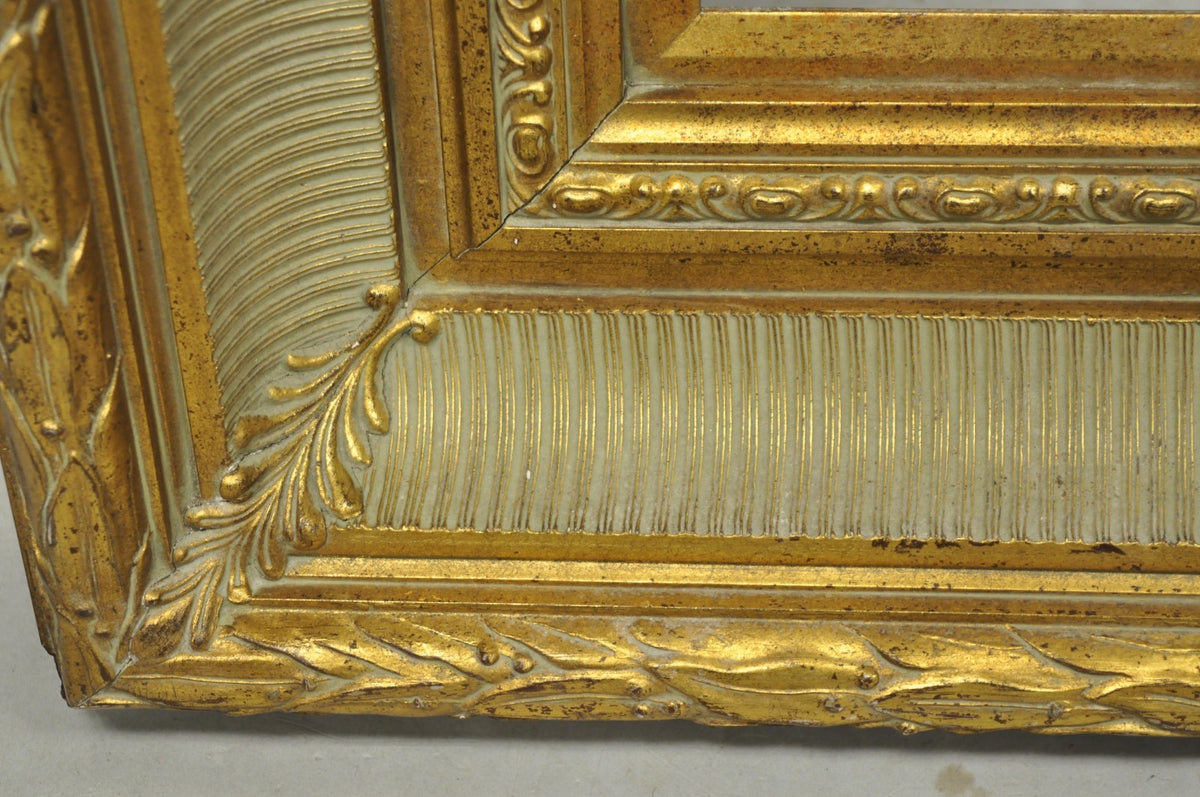 Vintage Large 42x36 French Louis XV Style Gold Gilt Wall Art Picture Frame