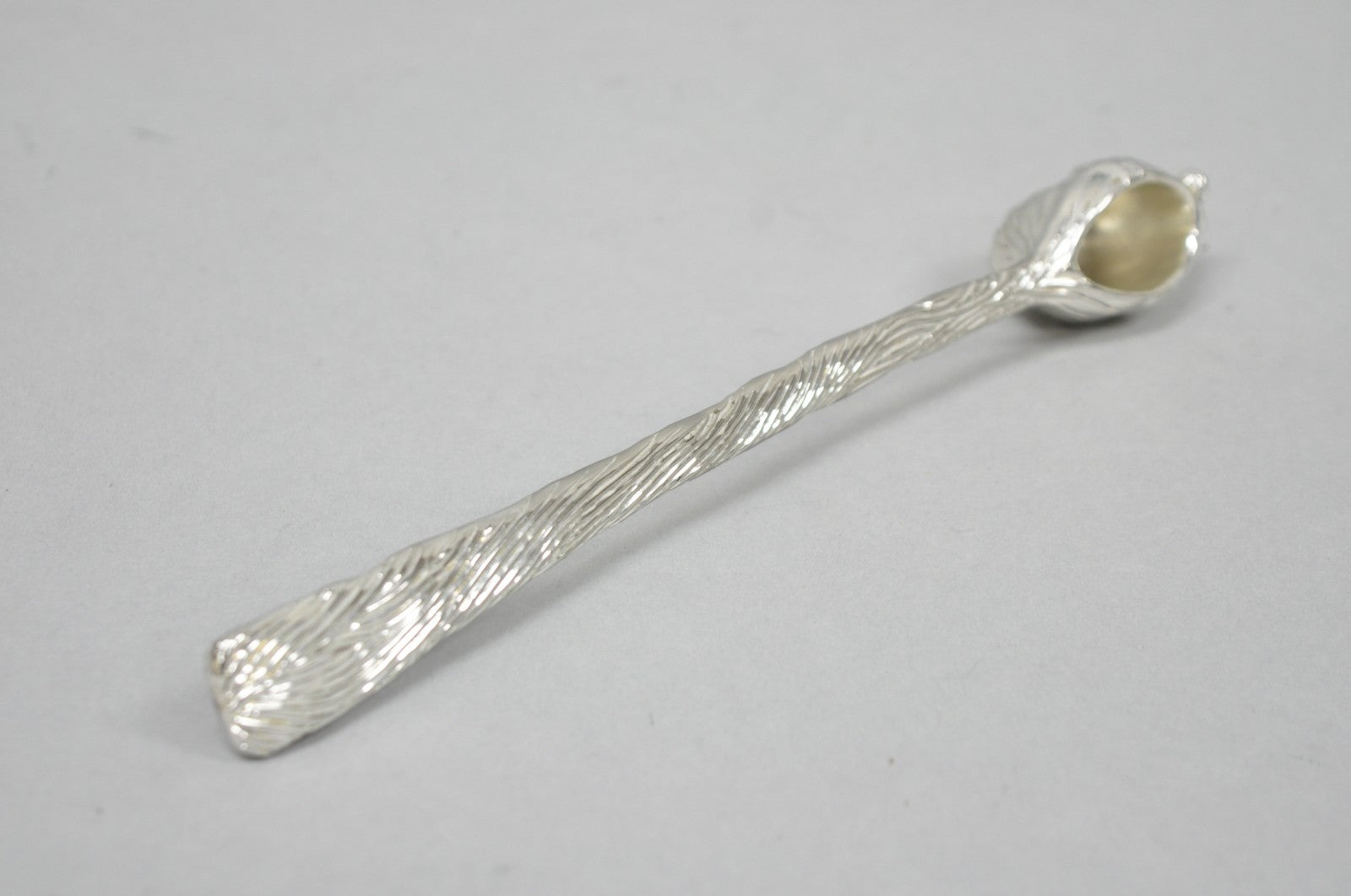 Vintage 9" Santa Claus Christmas Silver Plated Candle Snuffer by Head
