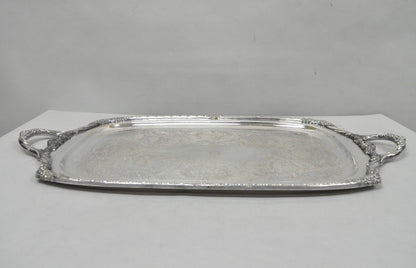 Vintage 1847 Rogers Bros Heritage 9492 Large Silver Plated Serving Platter Tray