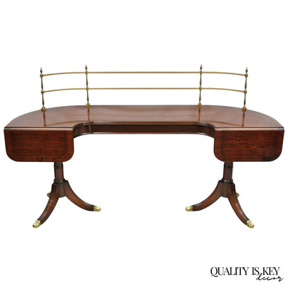Antique Sheraton Mahogany Duncan Phyfe Dropleaf Sideboard Console Buffet Table