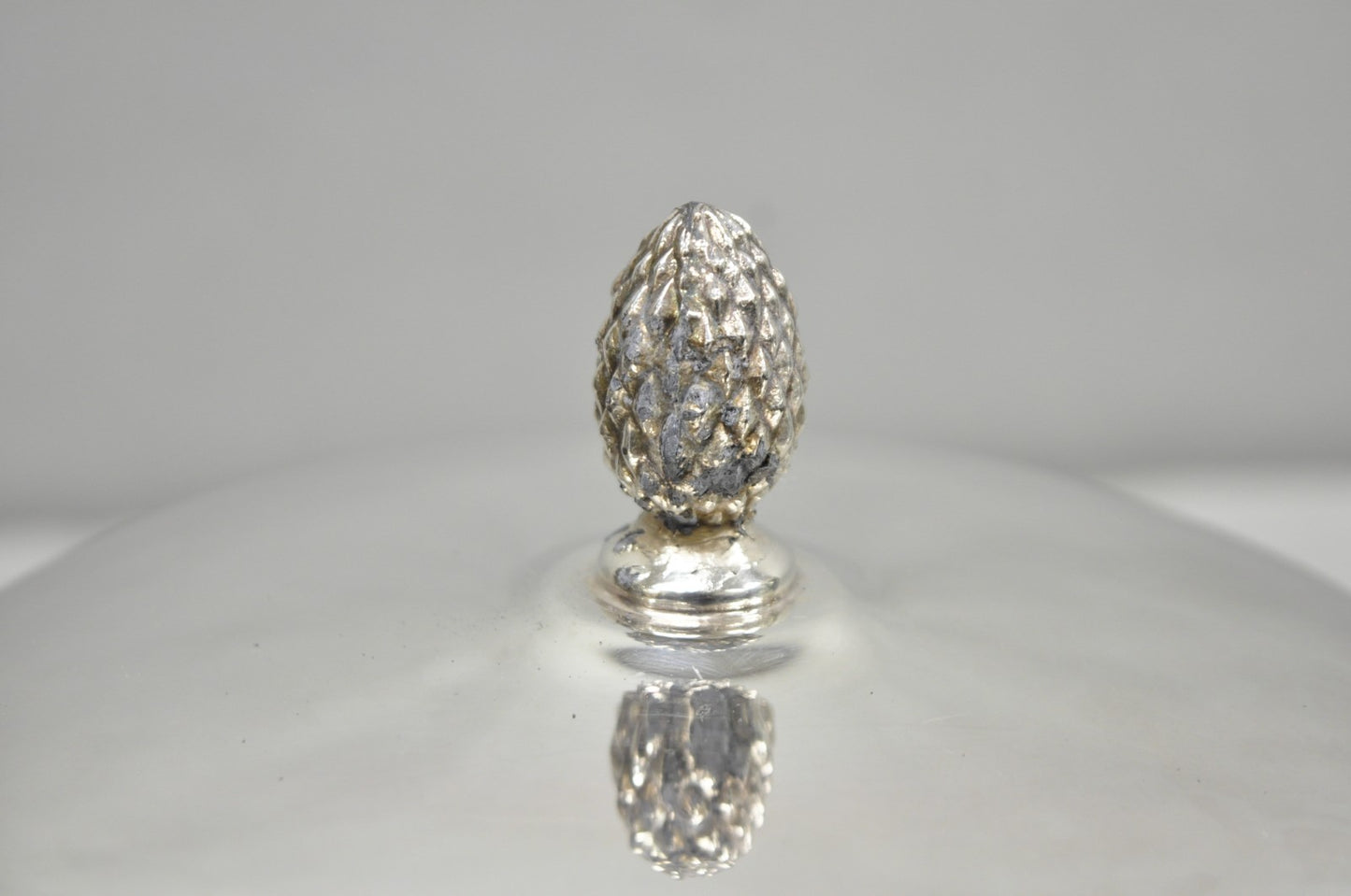 Vintage Sheffield Art Deco Silver Plated Glass Lined Covered Ice Bucket w/ Lid