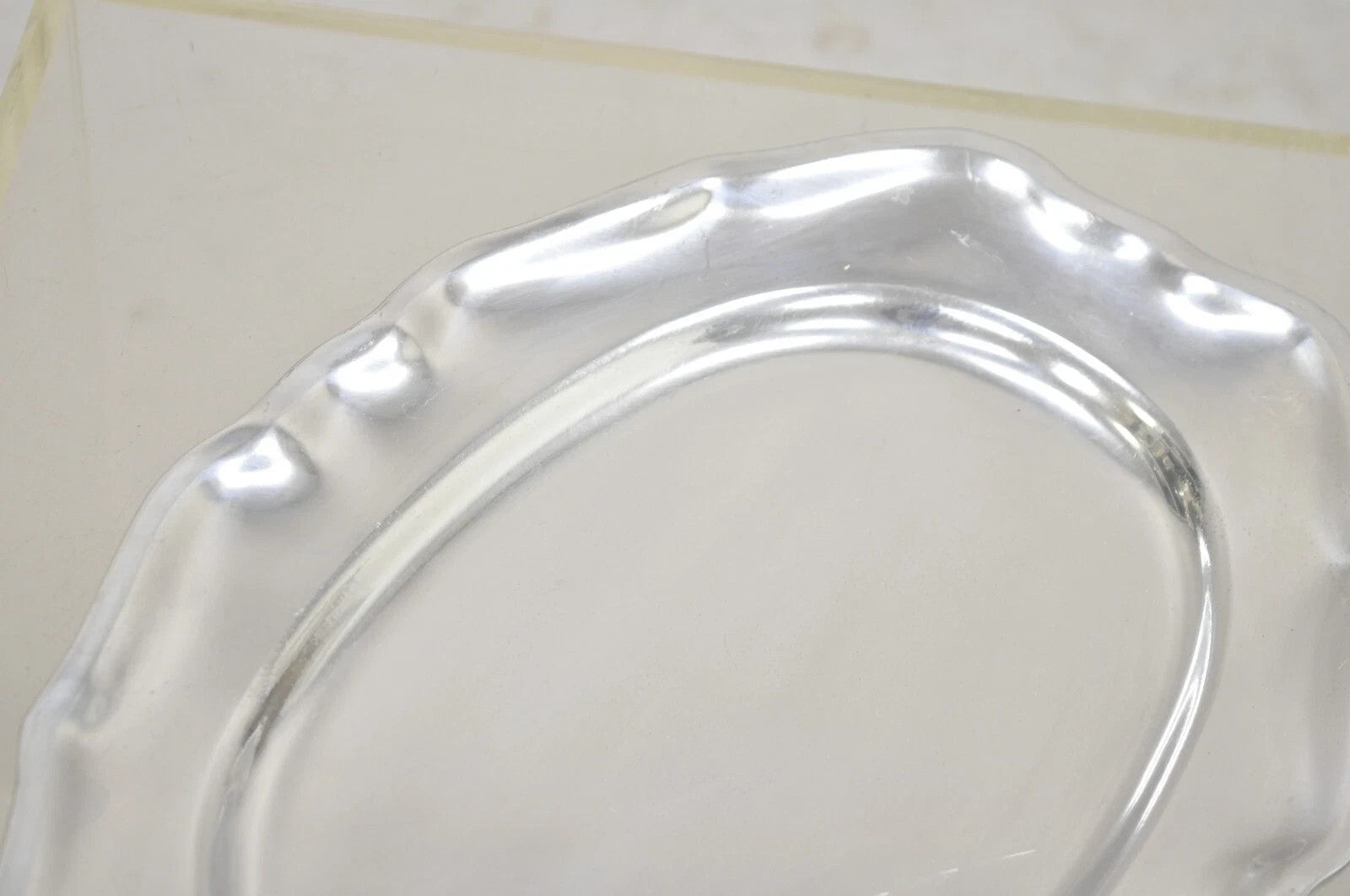 Vintage Wilton Mount Joy, PA Silver Plated Cast Aluminum 14" Dish Platter Tray