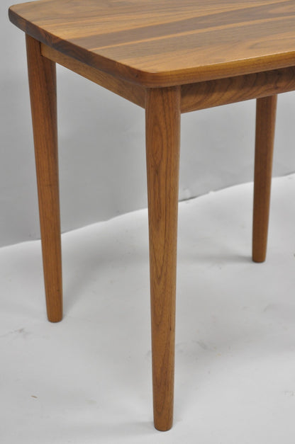 Contemporary Mid Century Danish Modern Style Small Teak Drinks Side Table