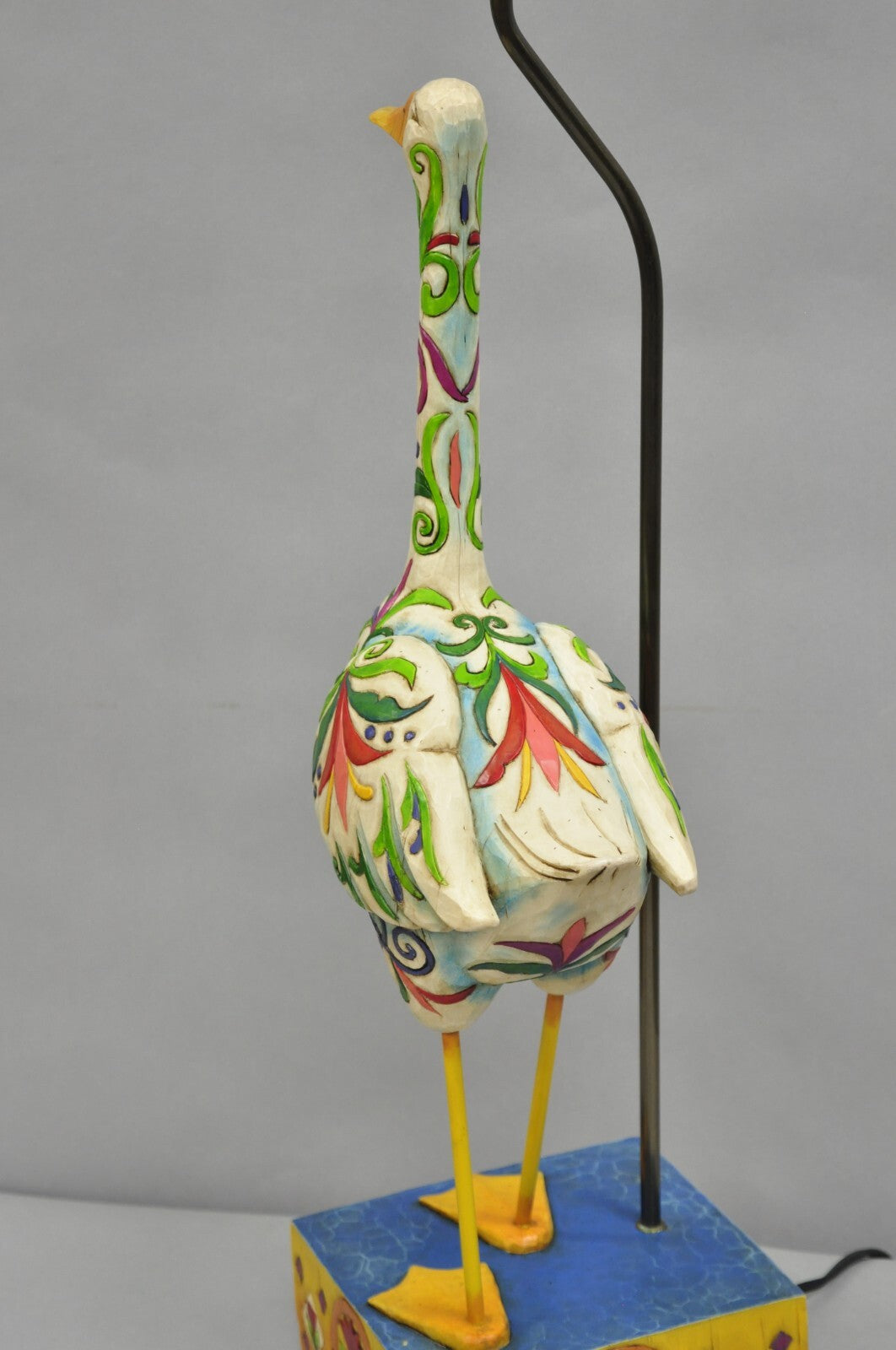 Jim Shore Heartwood Creek 2003 "Lady of the Lake" Southwestern Goose Table Lamp