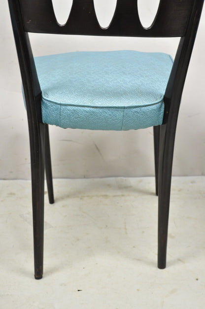 Vintage Italian Mid Century Modern Ico Parisi Style Dining Chairs - Set of 4