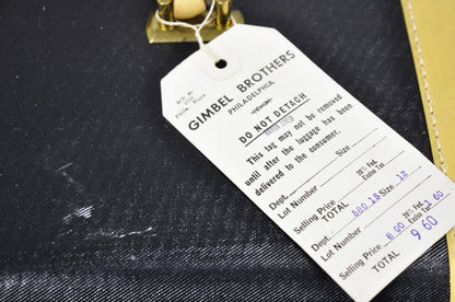 Vintage Art Deco Black & White Hard Case Travel Luggage Suitcase - 2 Pc Set