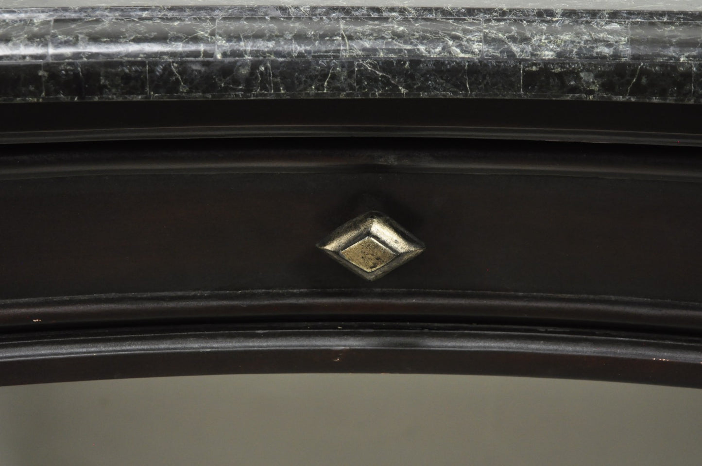 Seven Seas by Hooker Furniture Zebra Tessellated Stone Kidney Shaped Table Desk