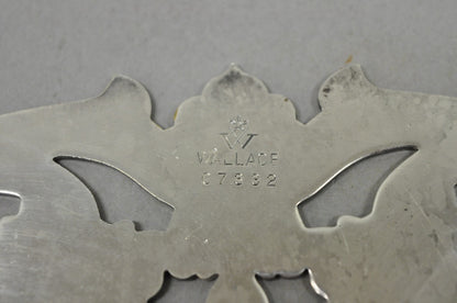 Vintage Wallace 7332 Victorian Style Silver Plated Expanding Pot Trivet (B)