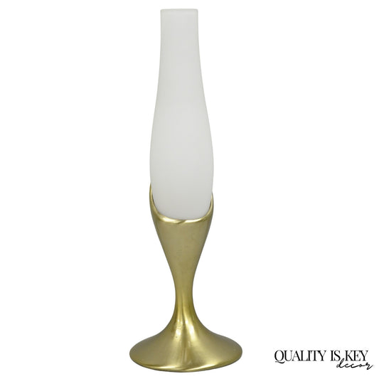 Vintage Mid Century Modern Brass "Tulip" Table Lamp by Laurel Lamp Co.