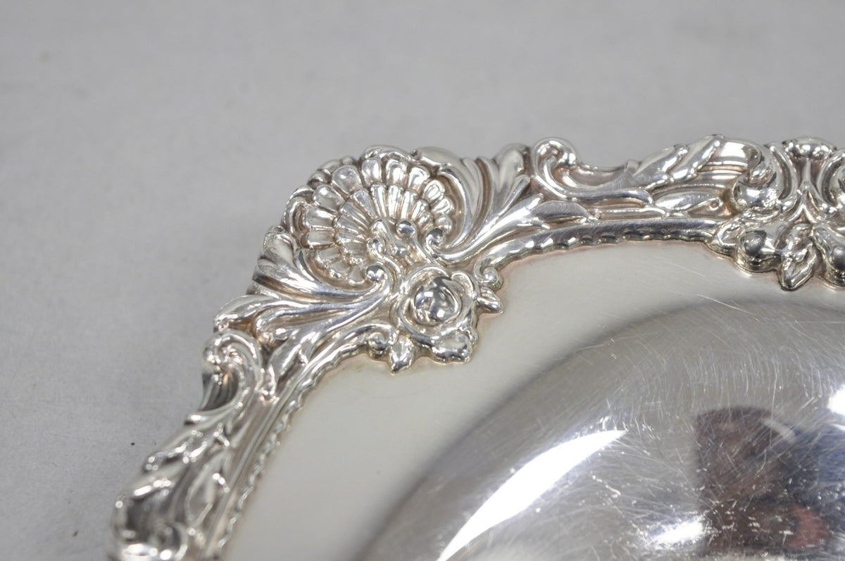 Vintage Victorian Sir Christopher by Wallace Silver Plated Gravy Boat Underplate