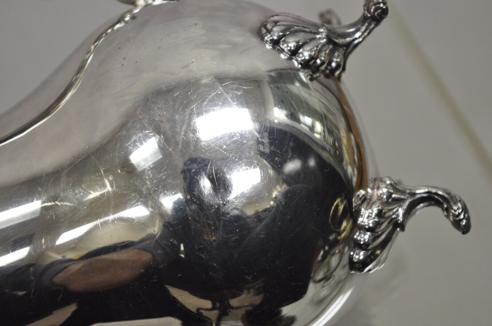 Vintage FB Rogers "Georgetown" Victorian Bulbous Silver Plated Water Pitcher