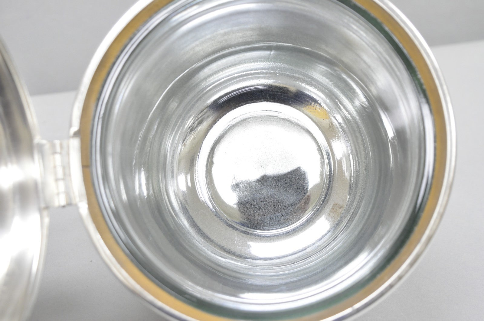 Vintage Art Deco Silver Plated Reticulating Hinge Bar Ice Bucket by Towle