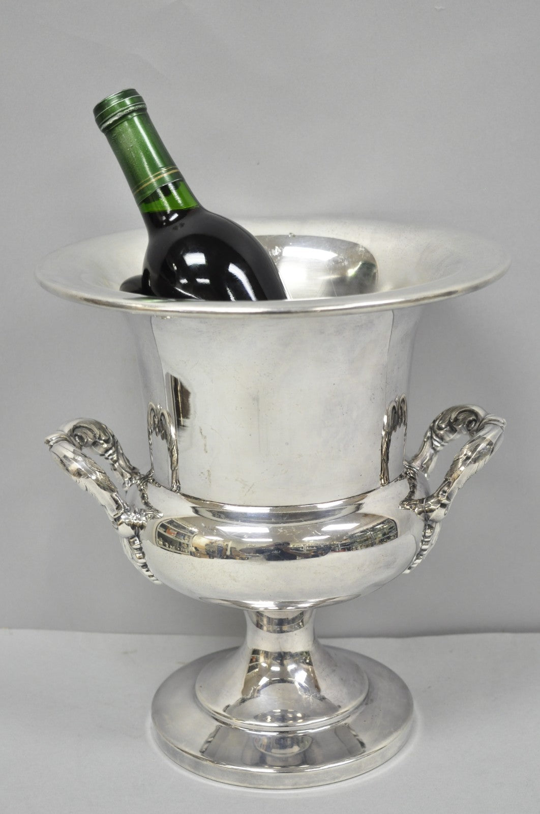Vintage Bristol Silver Plated Trophy Cup Urn Champagne Chiller Bar Ice Bucket
