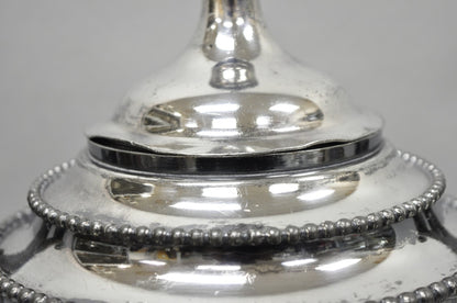 Antique Reed & Barton 1929 English Regency Silver Plated Samovar Tea Set 4 Pcs