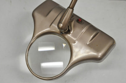 Vintage Dazor Model M-270 Lighted Magnifying Glass Industrial Work Task Lamp