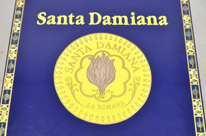Santa Damiana La Romana Blue Lacquered Wood Cigar Humidor Box