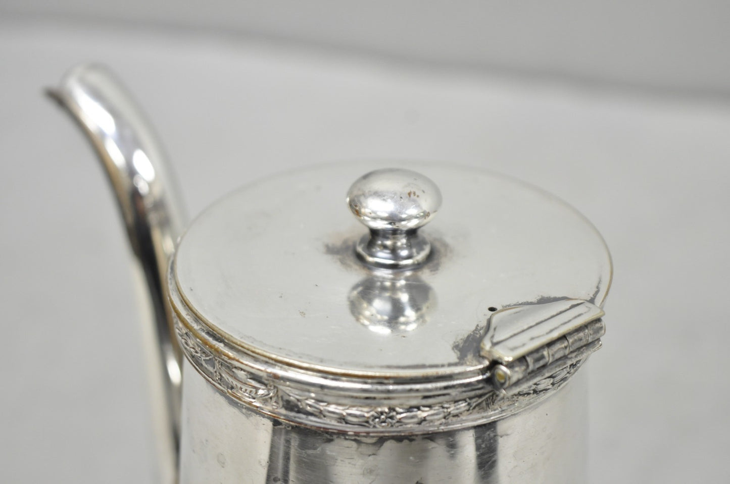 Antique "The Windermere Hotel" London Silver Plated Coffee Tea Pot by Gorham