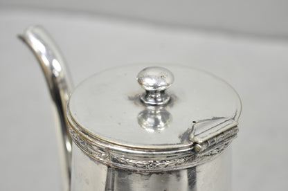 Antique "The Windermere Hotel" London Silver Plated Coffee Tea Pot by Gorham