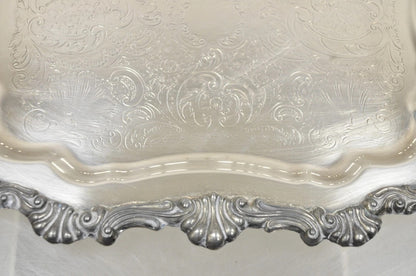 Vintage FB Rogers 6720 Victorian Style Silver Plated Small Serving Dish Platter