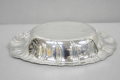 Vintage Rogers Bros "Neptune" 9312 Silver Plated Clam Shell Candy Dish Bowl