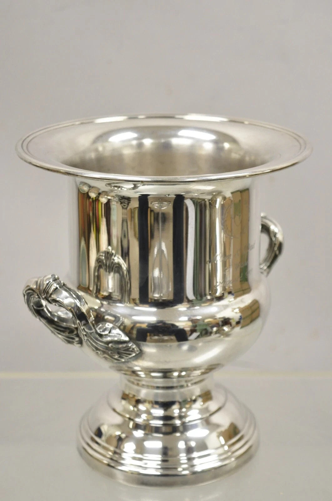 Gorham Newport Silver Plated Trophy Cup Champagne Chiller Ice Bucket Engraved