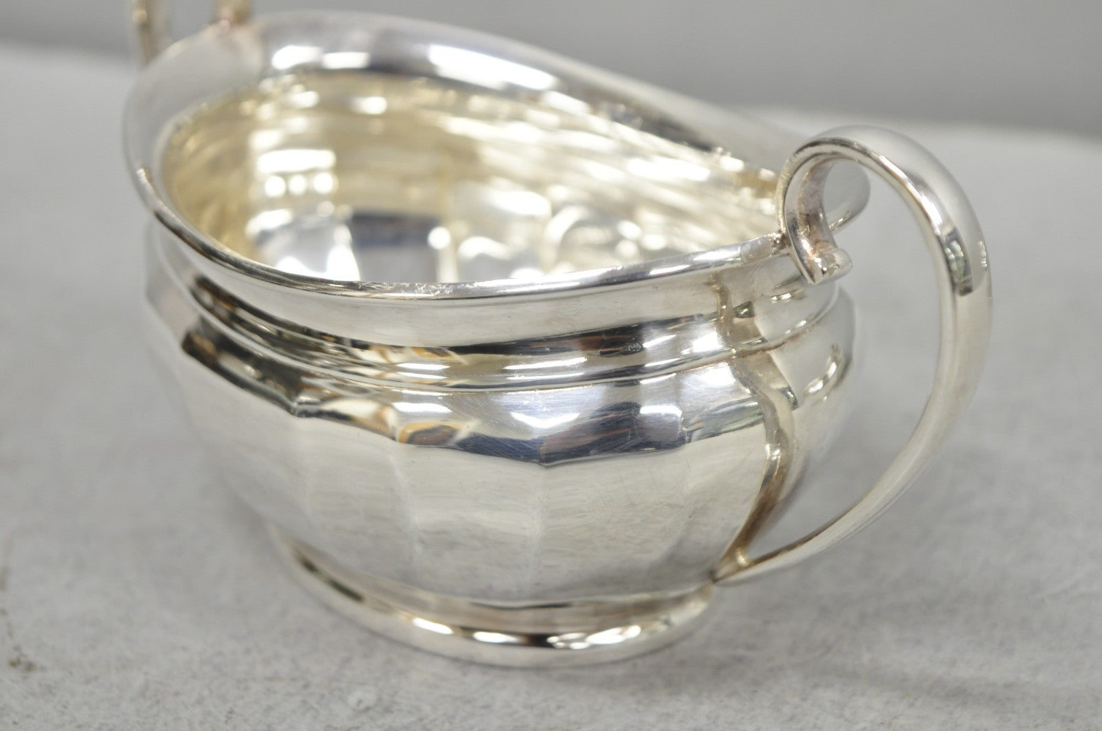 Antique "Unity" AI Silver Plated Edwardian Sugar Bowl & Creamer Milk Jug England