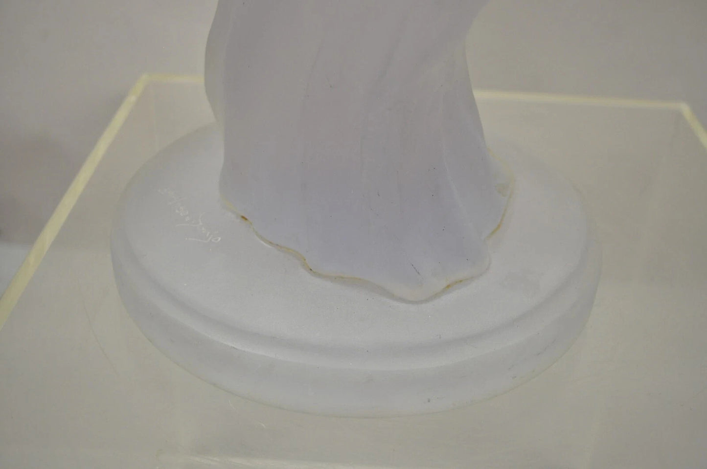 Donjo Acrylic Lucite Dolphin 22" Statue Sculpture 394/750 Modern Figurine