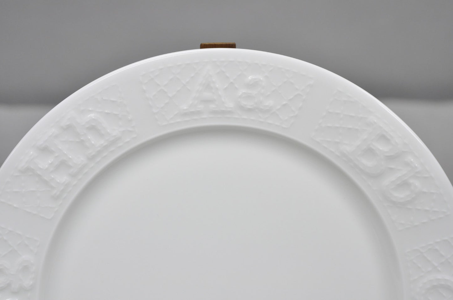 Lauren Ralph Lauren "Mackenzie Quilt" 3 Pc Bone China Children's "ABC" Dish Set