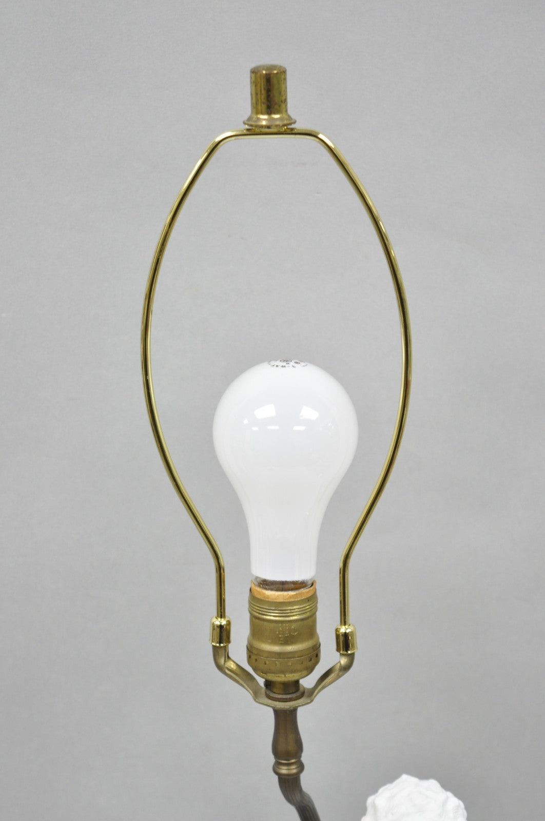 Joseph D'Aste "Les Bergers" French Samson Bisque Porcelain Sculpture Table Lamp