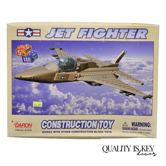 1990s Daron Jet Fighter Plane Construction Toy Lego Block Model BL5635 NOS