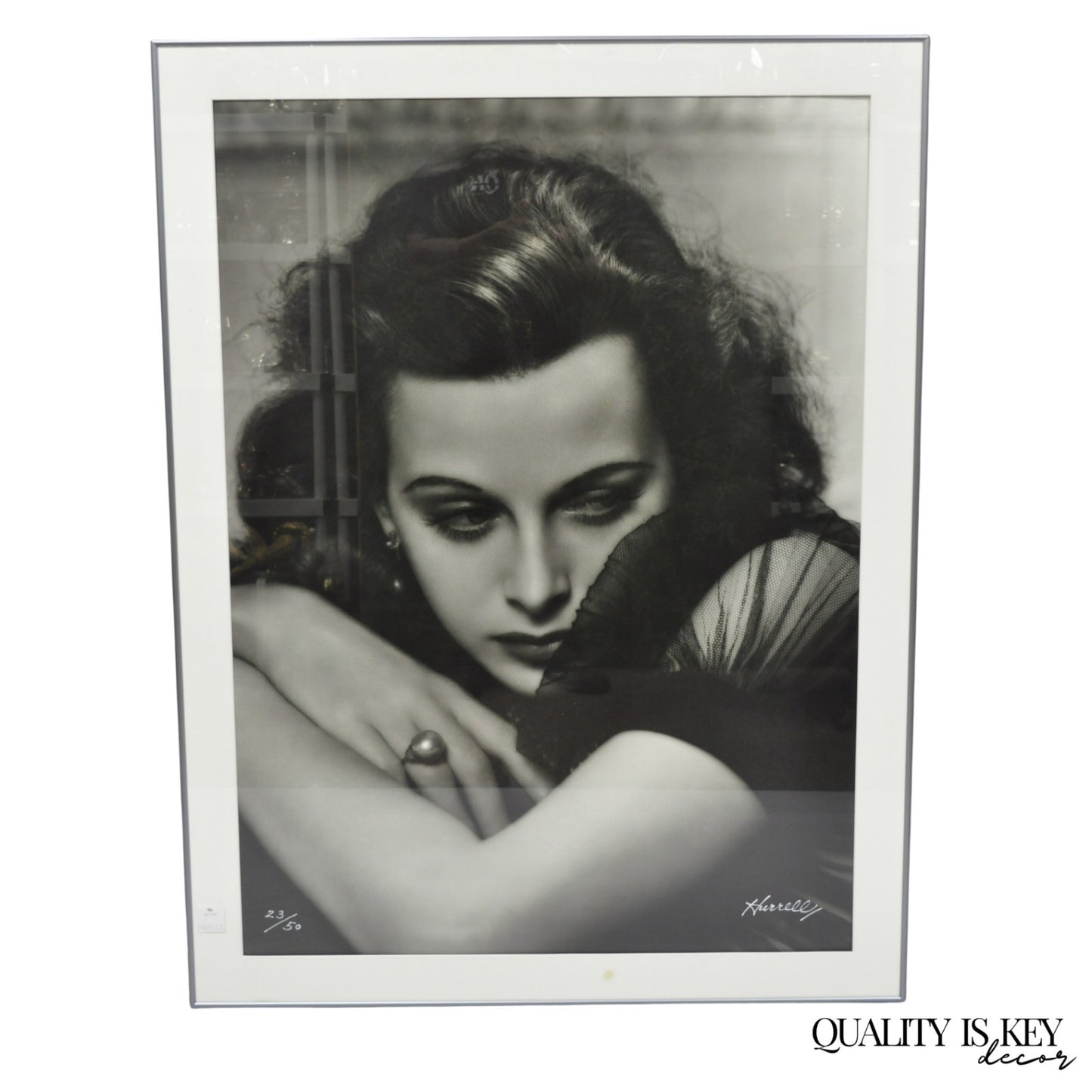 Hedy Lamarr George Hurrell 1930s Photograph 48x36 Gelatin Silver Print 23/50