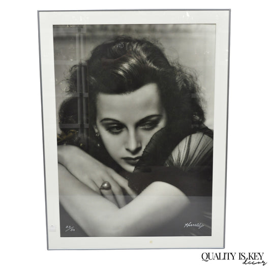 Hedy Lamarr George Hurrell 1930s Photograph 48x36 Gelatin Silver Print 23/50