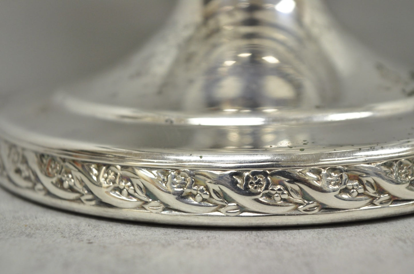 Vintage WM Rogers "Spring Flower" Silver Plated Champagne Chiller Bar Ice Bucket