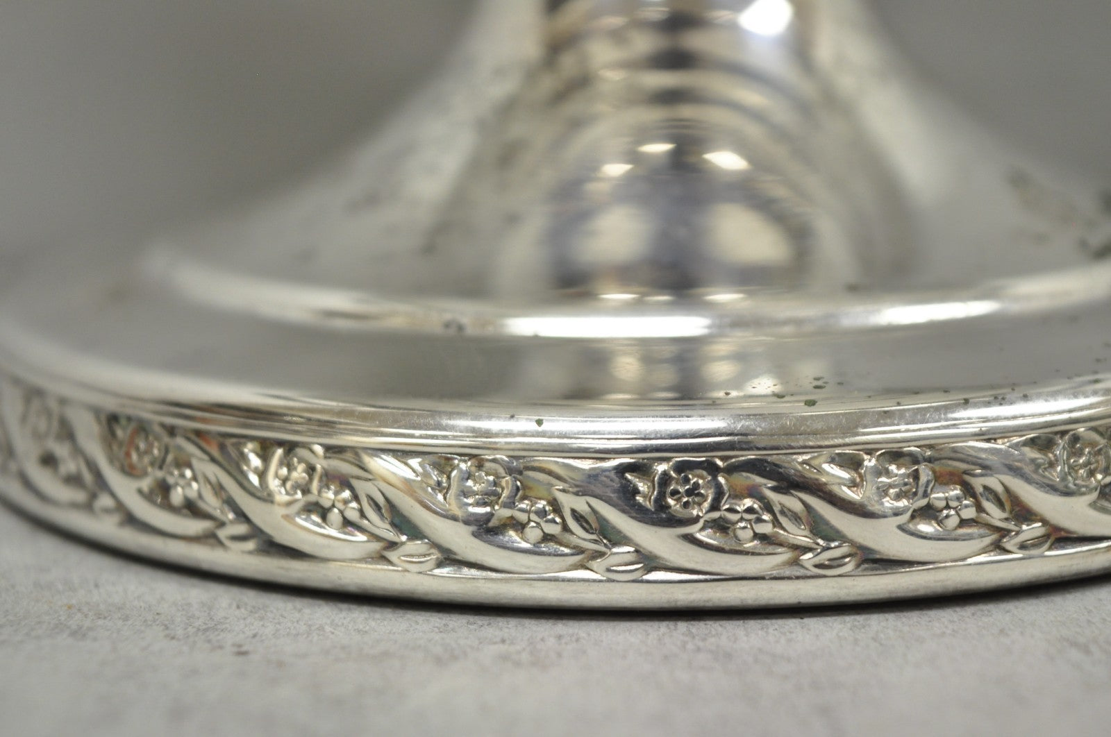 Vintage WM Rogers "Spring Flower" Silver Plated Champagne Chiller Bar Ice Bucket